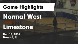 Normal West  vs Limestone  Game Highlights - Dec 15, 2016