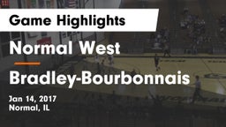 Normal West  vs Bradley-Bourbonnais  Game Highlights - Jan 14, 2017