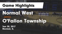 Normal West  vs O'Fallon Township  Game Highlights - Jan 28, 2017