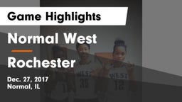 Normal West  vs Rochester  Game Highlights - Dec. 27, 2017