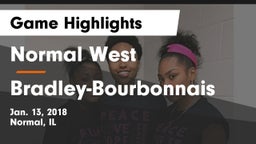 Normal West  vs Bradley-Bourbonnais  Game Highlights - Jan. 13, 2018