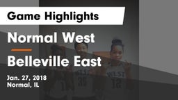 Normal West  vs Belleville East  Game Highlights - Jan. 27, 2018