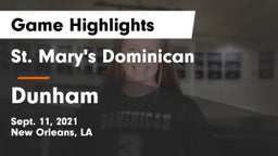 St. Mary's Dominican  vs Dunham  Game Highlights - Sept. 11, 2021