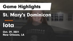 St. Mary's Dominican  vs Iota Game Highlights - Oct. 29, 2021