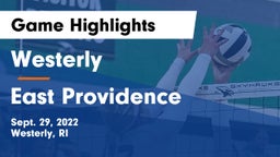 Westerly  vs East Providence  Game Highlights - Sept. 29, 2022