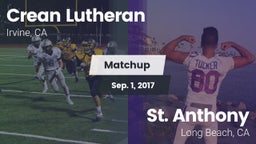 Matchup: Crean Lutheran vs. St. Anthony  2017