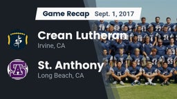 Recap: Crean Lutheran  vs. St. Anthony  2017
