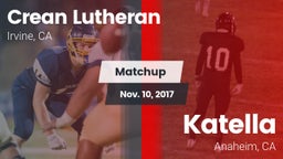 Matchup: Crean Lutheran vs. Katella  2017