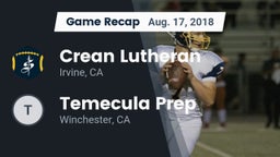Recap: Crean Lutheran  vs. Temecula Prep  2018