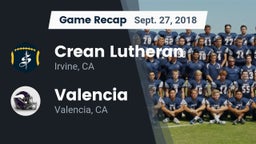 Recap: Crean Lutheran  vs. Valencia  2018