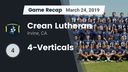 Recap: Crean Lutheran  vs. 4-Verticals 2019