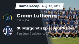 Recap: Crean Lutheran  vs. St. Margaret's Episcopal School 2019