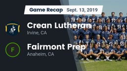 Recap: Crean Lutheran  vs. Fairmont Prep  2019