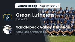 Recap: Crean Lutheran  vs. Saddleback Valley Christian  2019
