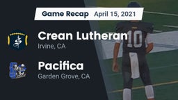Recap: Crean Lutheran  vs. Pacifica  2021