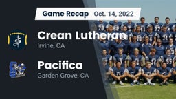 Recap: Crean Lutheran  vs. Pacifica  2022