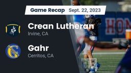 Recap: Crean Lutheran  vs. Gahr  2023