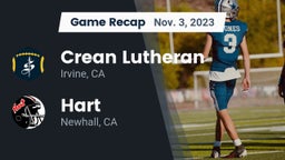 Recap: Crean Lutheran  vs. Hart  2023