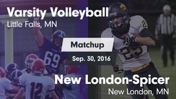 Matchup: Little Falls High Sc vs. New London-Spicer  2016