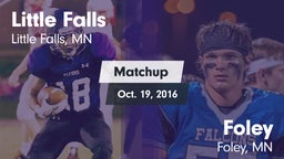 Matchup: Little Falls High Sc vs. Foley  2016