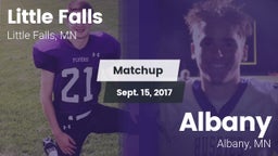 Matchup: Little Falls vs. Albany  2017