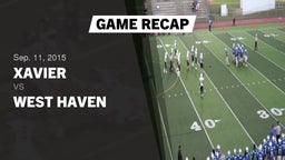 Recap: Xavier  vs. West Haven  2015