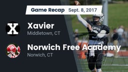 Recap: Xavier  vs. Norwich Free Academy 2017
