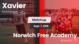 Matchup: Xavier  vs. Norwich Free Academy 2018