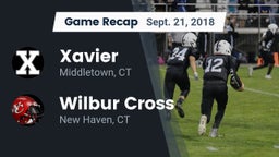 Recap: Xavier  vs. Wilbur Cross  2018