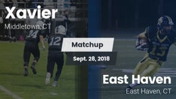 Matchup: Xavier  vs. East Haven  2018