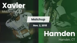 Matchup: Xavier  vs. Hamden  2018