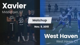 Matchup: Xavier  vs. West Haven  2018