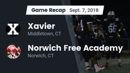 Recap: Xavier  vs. Norwich Free Academy 2018