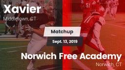 Matchup: Xavier  vs. Norwich Free Academy 2019