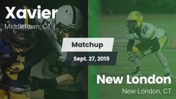 Matchup: Xavier  vs. New London  2019