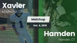 Matchup: Xavier  vs. Hamden  2019