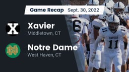 Recap: Xavier  vs. Notre Dame  2022