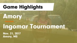 Amory  vs Ingomar Tournament Game Highlights - Nov. 21, 2017