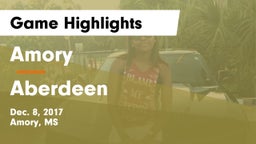 Amory  vs Aberdeen  Game Highlights - Dec. 8, 2017