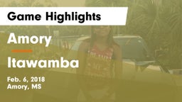 Amory  vs Itawamba Game Highlights - Feb. 6, 2018