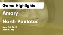 Amory  vs North Pontotoc Game Highlights - Nov. 20, 2018