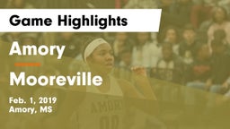 Amory  vs Mooreville  Game Highlights - Feb. 1, 2019