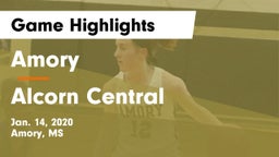 Amory  vs Alcorn Central  Game Highlights - Jan. 14, 2020