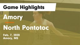 Amory  vs North Pontotoc Game Highlights - Feb. 7, 2020