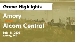 Amory  vs Alcorn Central  Game Highlights - Feb. 11, 2020