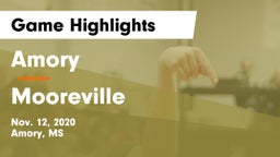 Amory  vs Mooreville Game Highlights - Nov. 12, 2020
