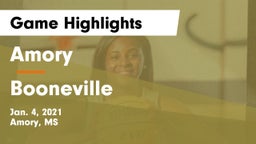 Amory  vs Booneville  Game Highlights - Jan. 4, 2021