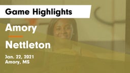 Amory  vs Nettleton  Game Highlights - Jan. 22, 2021