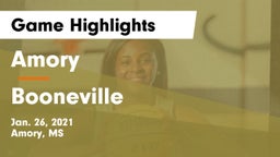 Amory  vs Booneville  Game Highlights - Jan. 26, 2021