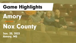 Amory  vs Nox County Game Highlights - Jan. 20, 2023